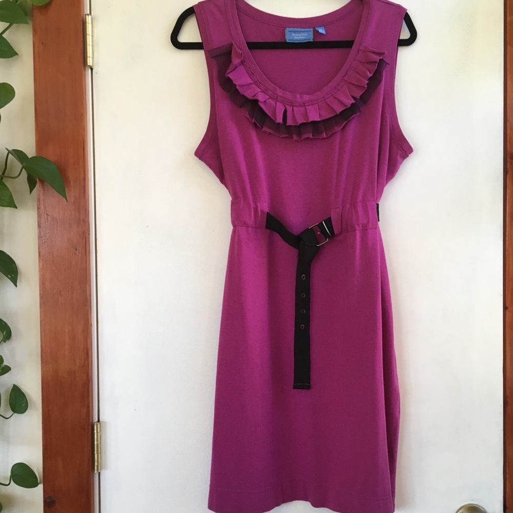 Simply Vera Cotton Modern Ruffled Dress